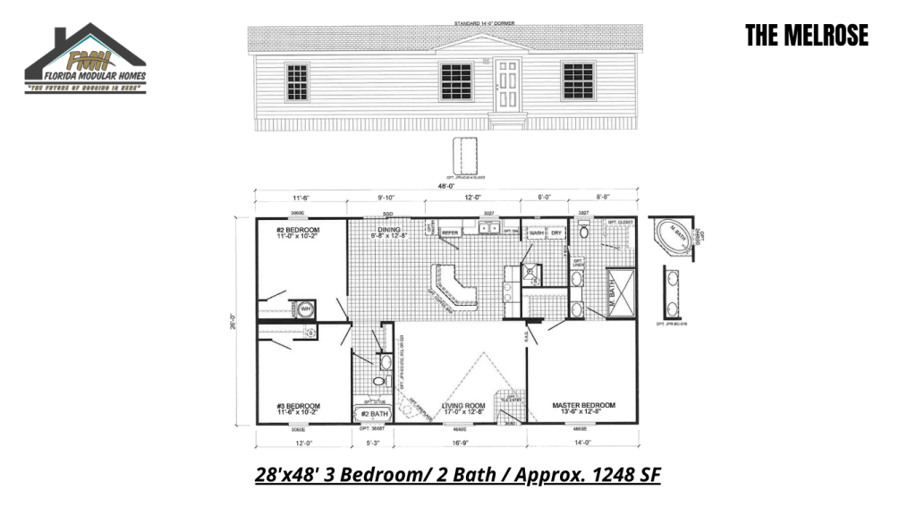 The Melrose Florida Modular Homes
