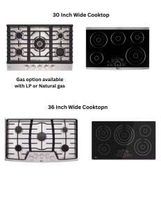 30 Inch Wide Cooktop