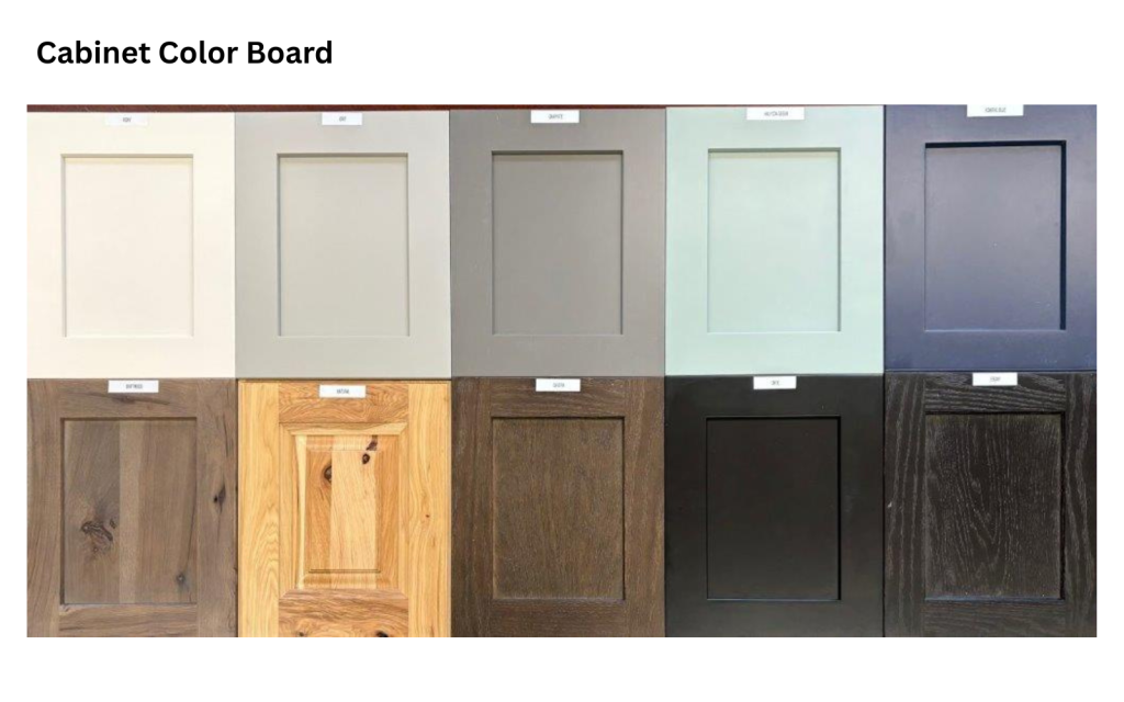 Cabinet Color Board